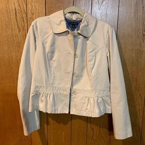 Loosely structured lined jacket never worn